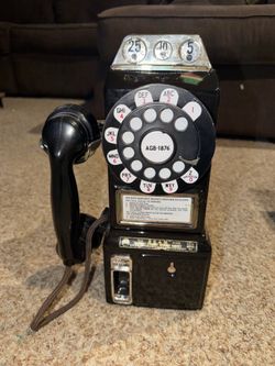 Jim Beam collectible Liquor decanter Vintage, Rare Payphone decanter