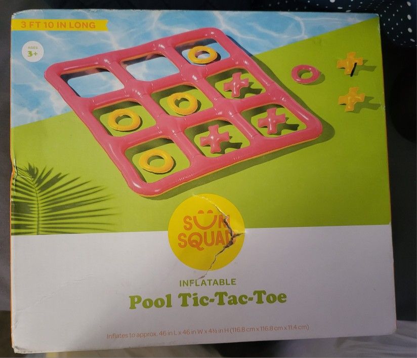 Inflatable Pool Tic Tac Toe