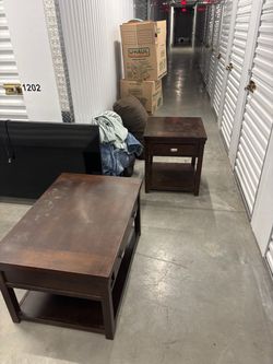 Coffee table and night stand set