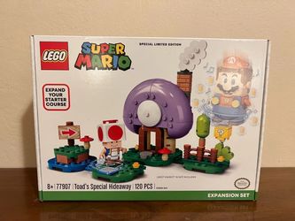 New Unopened Rare LEGO 77907 Super Mario Toad's Special Hideaway SDCC Exclusive