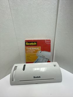 3M Scotch TL902 Thermal Laminator Machine with Pouches - Tested
