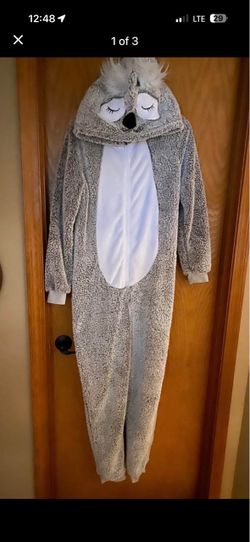 Adorable Koala Costume/Pajamas -Adult Medium