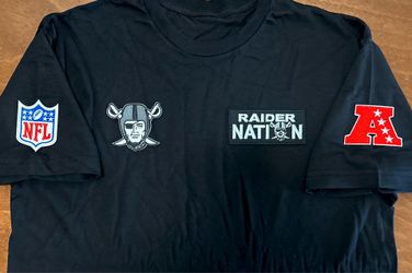 black las vegas raiders shirt