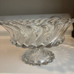 Glass candy dish multipurpose 70 years old