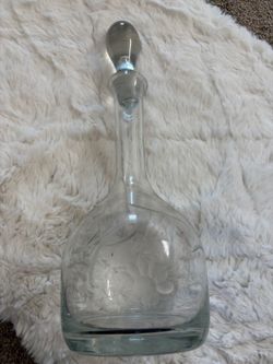 Vintage Handblown Crystal Decanter