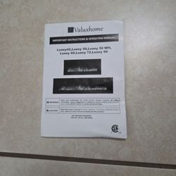 Electric Fireplace Luxey 72inch