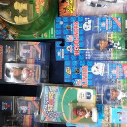 Collection Of Mixed Figurines Basketball, Football,Baseball 