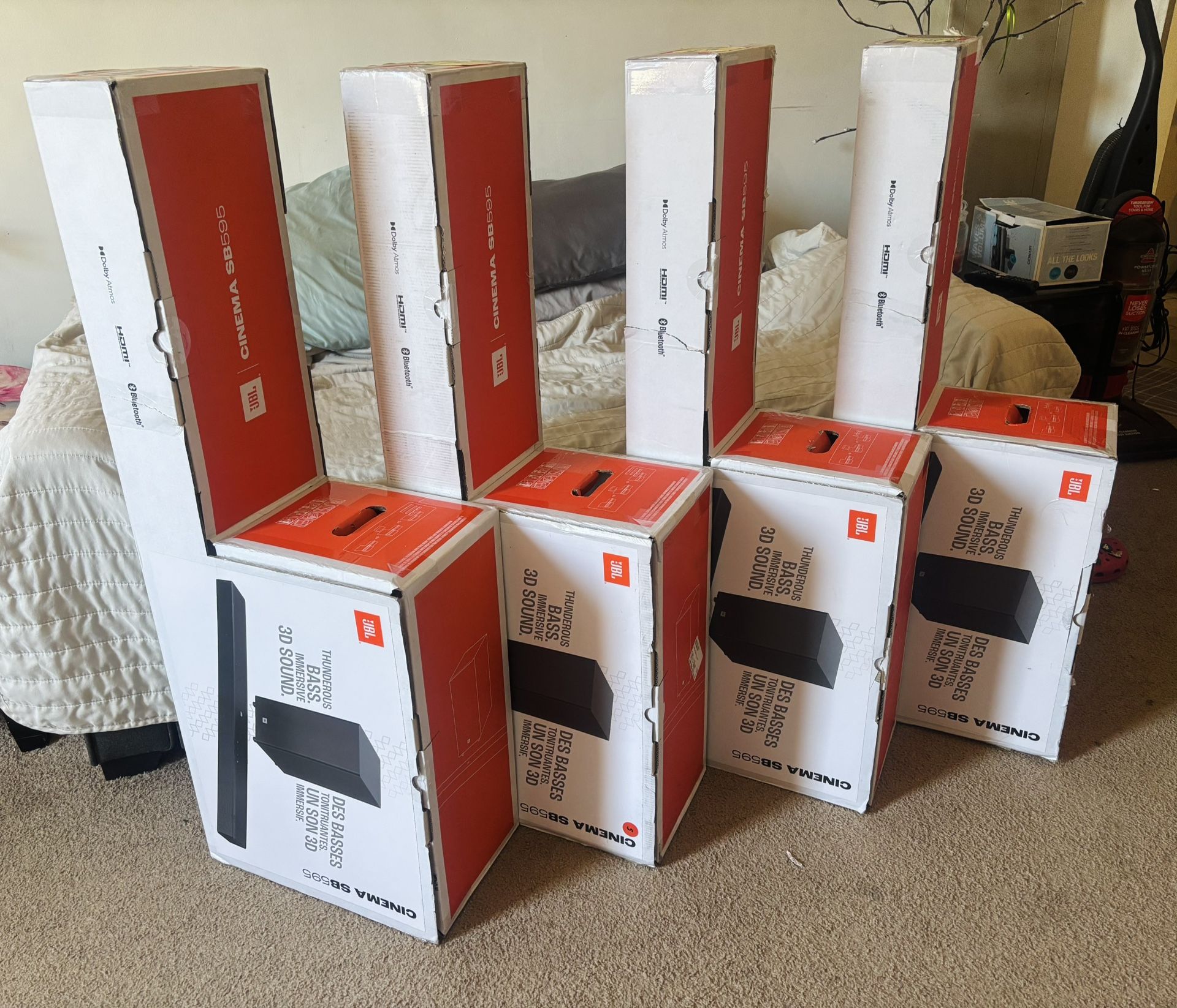 JBL Cinema (SB595) 3.1.2 Dolby Atmos Soundbar System | 440W Peak Power + Wireless Subwoofer- JBL Audio