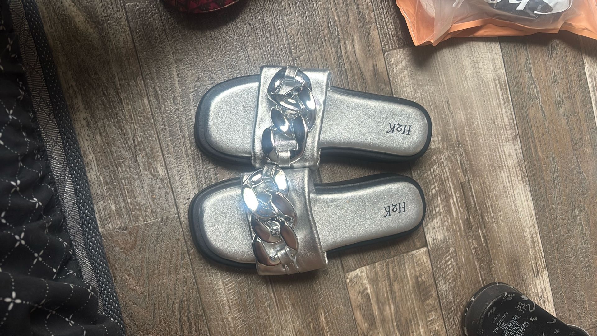 Platform Silver Sandals 