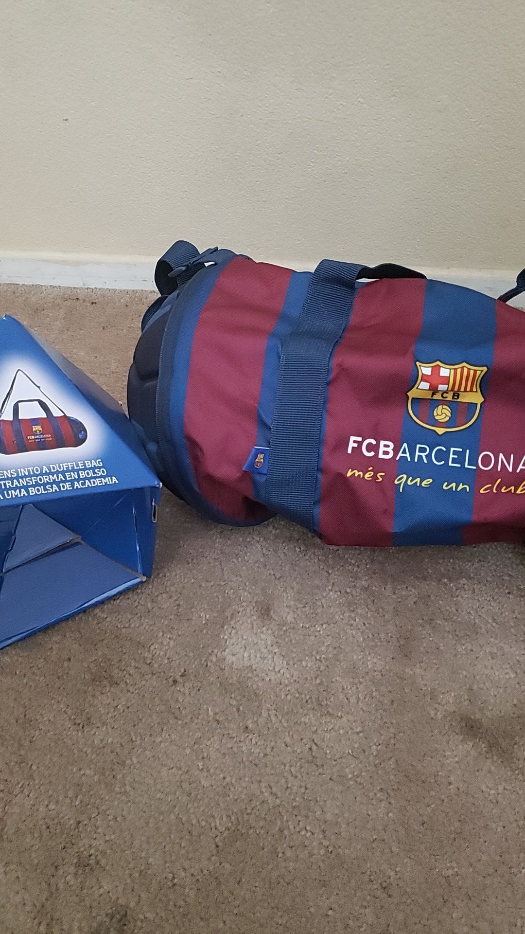 FCBARCELONA DUFFLE SOCCER BAG