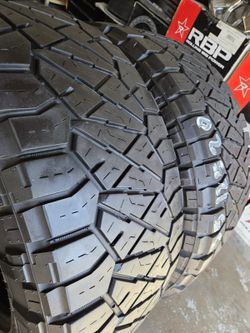 Only 2 Used Tires Lt35x12.50r20 Nitto Ridgerappler $250.00