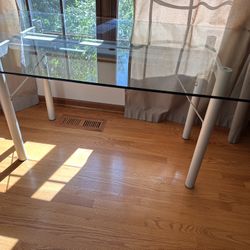 Glass Top Computer and /or Office Table