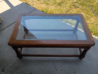 Glass Top Coffee Table