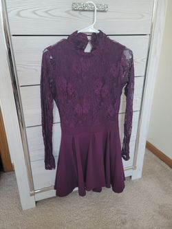 Cocktail Purple Dress Size M 