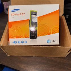 AT&T Classic Samsung Slider Phone! SGH-A777 - Green W/box $15