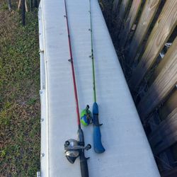 Kids Fishing Rods $5 For Both