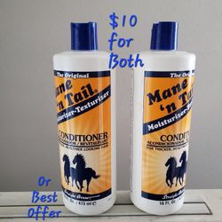 Mane 'N Tail Conditioner $9 For Both + FREE Leave-in Creme
