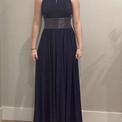 Prom Homecoming Evening Maxi Purple Dress