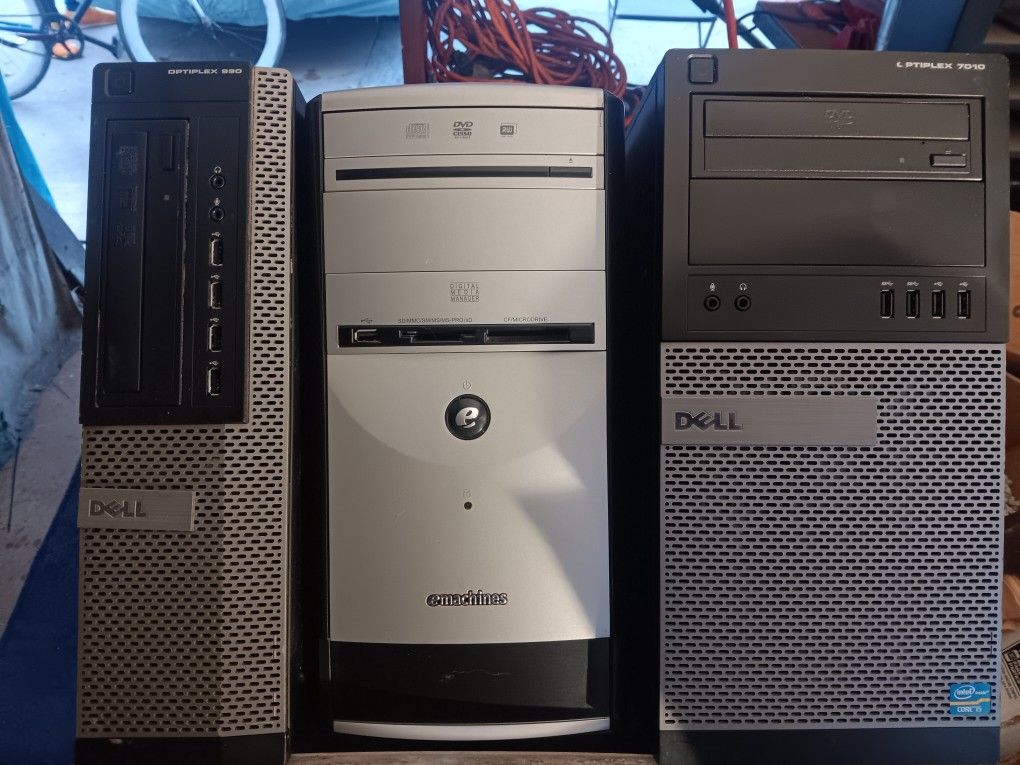 3 Desktop Computers $90 TAKE ALL