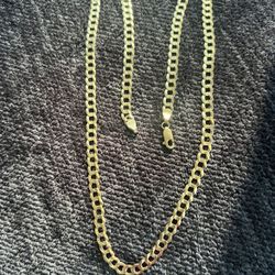 10K Curb Necklace 