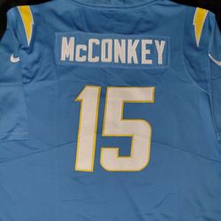 CHARGERS Ladd McConkey jerseys (S, L, XL, 2XL, 3XL) 