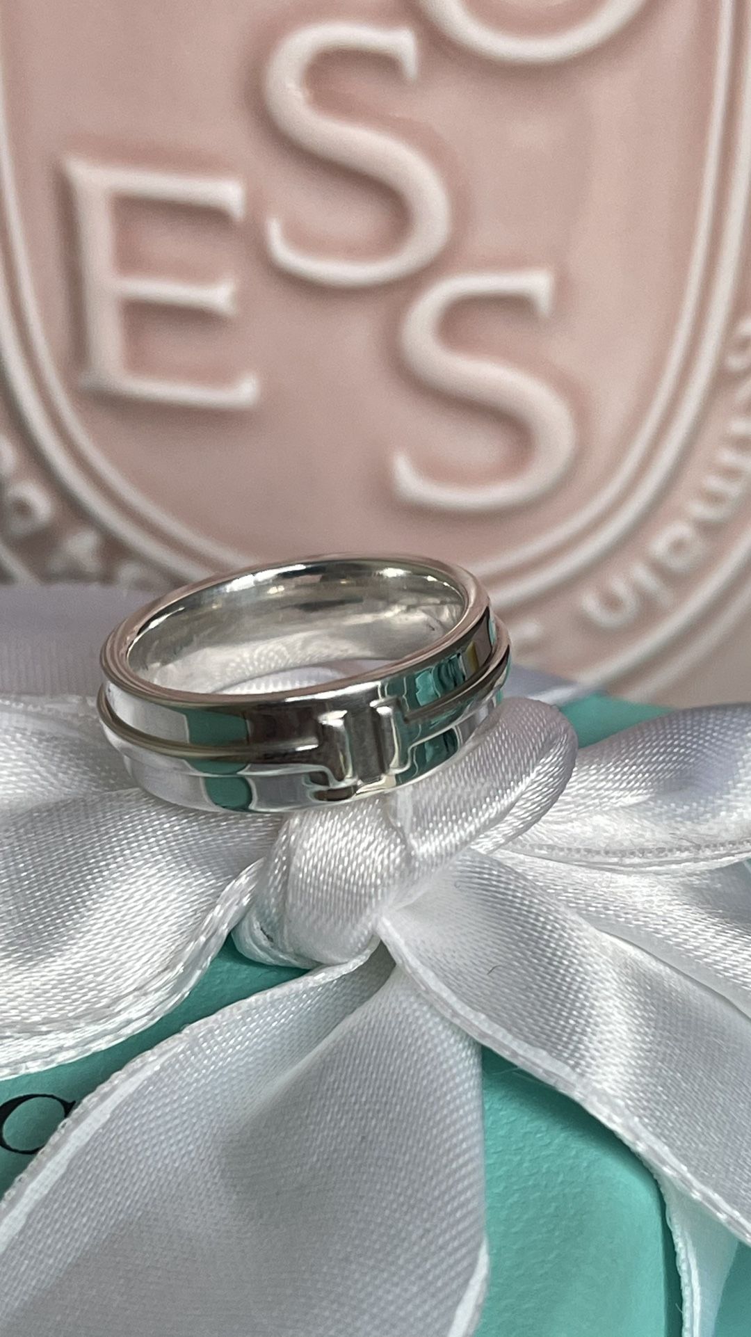 Tiffany T Wide Ring in Sterling Silver size 6 NEW $599