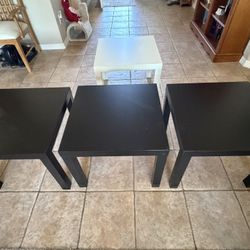 4-IKEA “LACK” End/Side Tables $10 Each