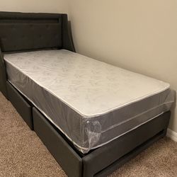 Twin Size Mattress 10 Inches Thick High Quality Also Available: Full, Queen And King New From Factory Delivery Available