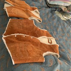 Genuine Leather Vest L And S