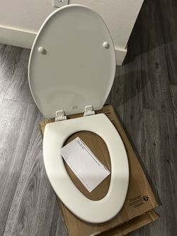 Asiento de Inodoro Bemis Elongated (Alargado) - Blanco, Easy Clean
