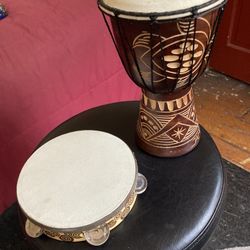 African Drum An Tamerine