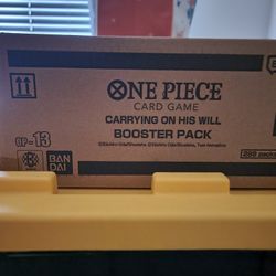One Piece Carrying On His Will (OP13) - Booster Box Case
