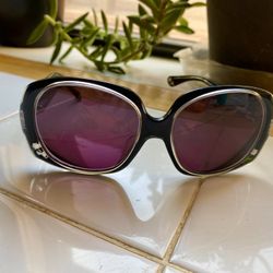 Fendi prescription sunglasses with beautiful floral pearl inlay