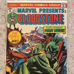 MARVEL PRESENTS #1 1975 1st Appearance Bloodstone KEY ISSUE Werewolf by Night