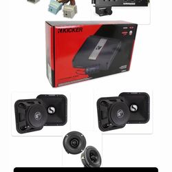 POWERFUL VOICE PACKAGE KICKER AUDIO INSTALLED FOR SILVERADO OR SIERRA 2019-up non Bose