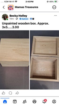 Wooden box