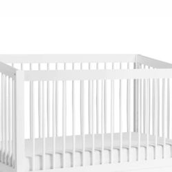 White Baby Crib
