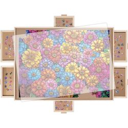 2000 Pieces Rotating Puzzle Board
