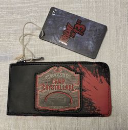 $30 Loungefly Friday the 13th Camp Crystal Lake Large Card Holder