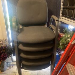 Black Waiting Area Chairs 