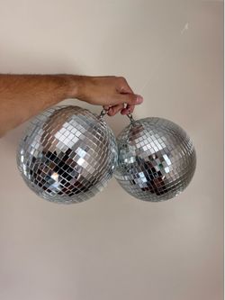 Disco balls, set of 2