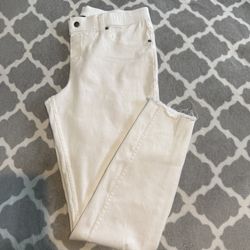 White Ripped Jeans