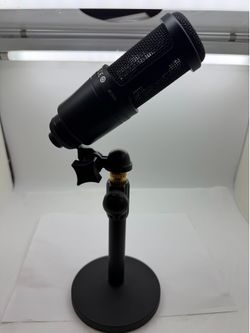 Audio technica AT2020 condenser mic with stand