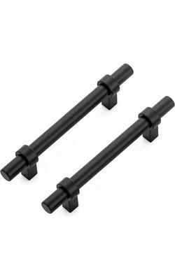 6" Inch Black Cabinet Pullt (16 Pzs.