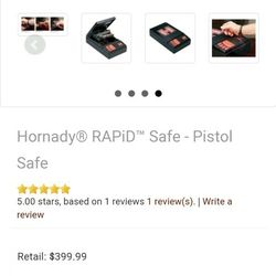 Hornady Rapid pistol safe