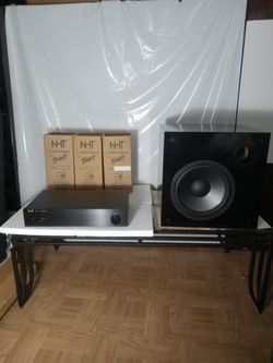 NHT Super Zero(3 Speakers), NHT  MA-1A amplifier, NHT SW2P subwoofer 
