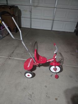 Red rider, flyer bike.