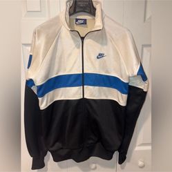Nike Men’s Black, White And Blue Windbreaker 