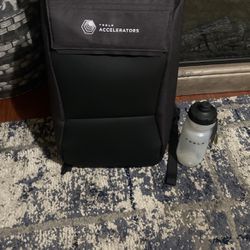 Tesla Backpack And Water Bottle Brand New 