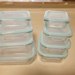 New Glass Storage Box Set